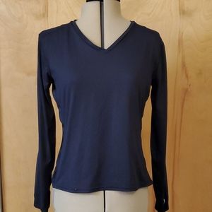 Danskin Long Sleeve V Neck Shirt